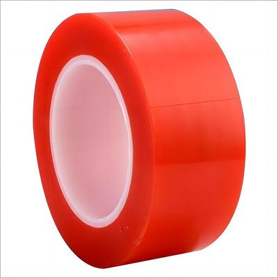 Double Sided PET Tape Red Liner